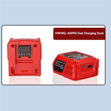 Für Batterieladegerät 100W Schnelllade-Dock für 18-20V Lithium-Ionen-Werkzeugbatterien