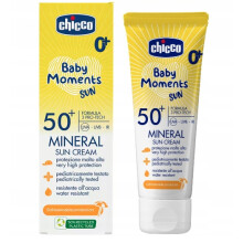 CHICCO SOLKRÄM FÖR BARN MED MINERALER OCH SOLSKYDDSPF 50