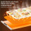 Portable Electric Warming Tray Foldable Food Warmer Mat Setting Fast Full-Surface Heating US Plug 6