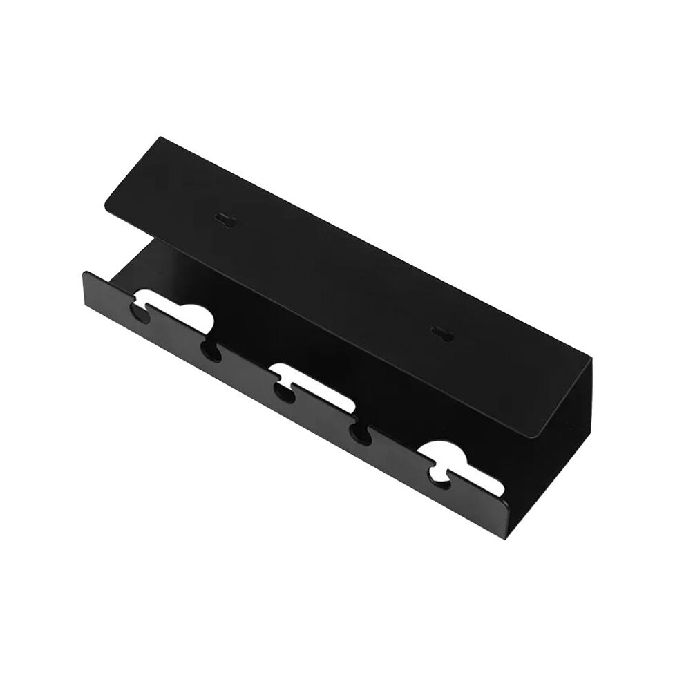 Cable Holder Under The Table, Manage Power Board Wires, Computer Desk Socket Fixing Without Punching, Storage Rack Black 4711854096908