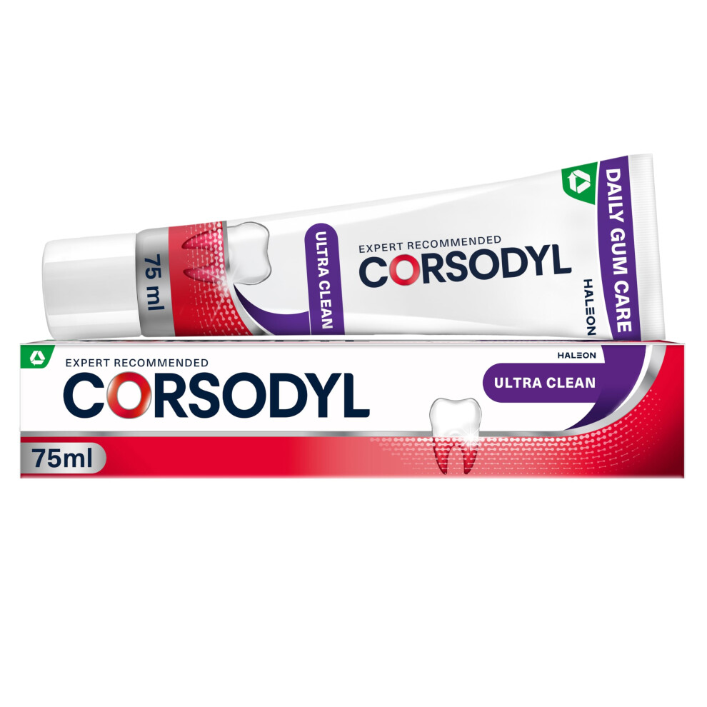 Corsodyl Toothpaste For Bleeding Gums & Gum Care, Daily Fluoride Toothpaste For