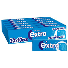 Extra Peppermint Sugar Free Chewing Gum, Xylitol Gum for Fresh Breath with Long