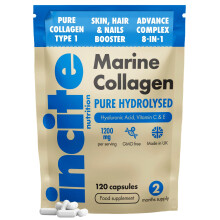 Marine Collagen Supplements for Women & Men 1200mg | 120 High Strength Marine Collagen Capsules | Pure Superior Type 1 Hydrolysed with Hyaluronic Aci