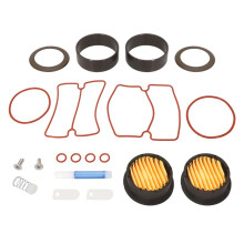 20pcs Oil-Free Silent Air Compressor Repair Kit Cylinder Gaskets Piston Rings Filter Elements for 550W Models