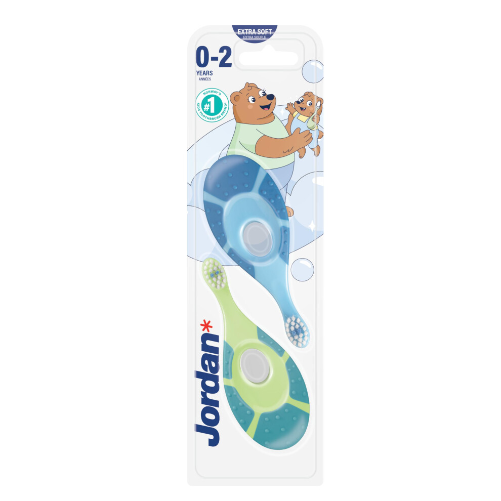 Jordan* Jordan | Step 1 Baby Toothbrush | Baby Toothbrush 0-2 Years | The