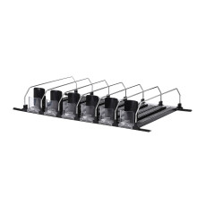 Black Soda Can Organiser 6 Row Spring