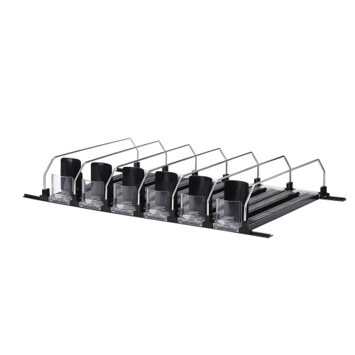Black Soda Can Organiser 6 Row Spring