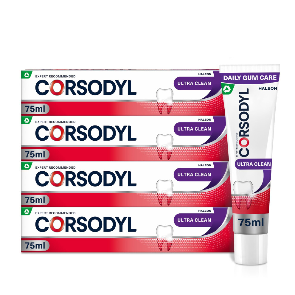 Corsodyl Toothpaste For Bleeding Gums & Gum Care, Daily Fluoride