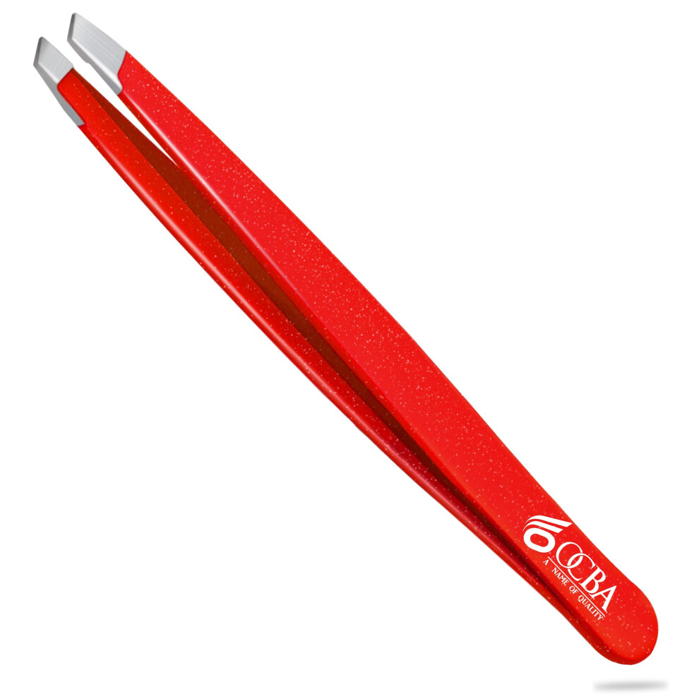 Ocba 1 Pcs Tweezers For Facial Hair Women & Men For Precise Grooming Of Eyebrows - Professional Stainless Steel Eyebrow Tweezers For Ingrown Hair On