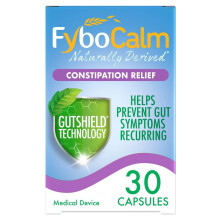 Fybocalm Constipation relief, 30 capsules, Naturally derived, Constipation relief for adults, long-lasting relief, for IBS-related constipation, Clin