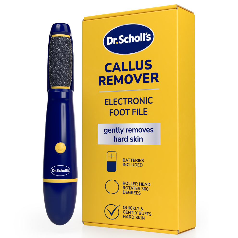 Dr. Scholl's Dr. SchollâS Callus Remover Electric Pedicure Foot File - Instantly Exfoliates & Removes Hard Skin And Calluses, Softer Smoother Feet In Seconds, Ge
