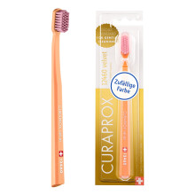 Curaprox CS 12460 Velvet Soft Toothbrush – Sensitive Gum Care | Ultra-Gentle Cleaning with 12,460 Filaments | Single Pack, Random Color | Made in Sw