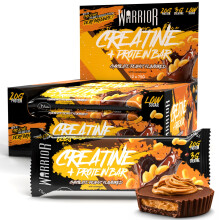 Warrior RAW Creatine Protein Bar, 20g High Protein Oat Flapjack With