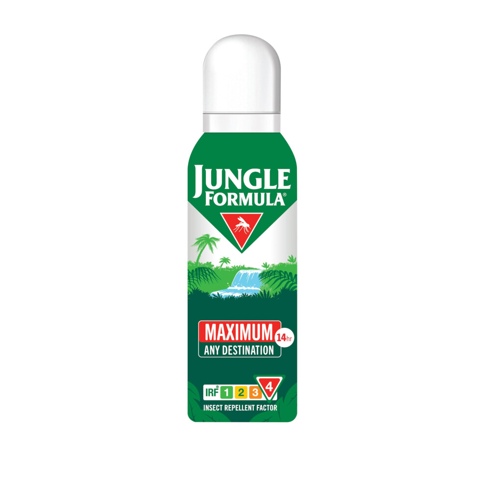 Jungle Formula Maximum Strength Insect Repellent Aerosol Spray (125Ml