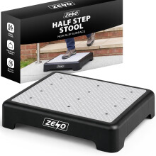 ZENO Half Step Stool for Elderly | Portable Stepper Mobility Aid with Non Slip Surface | Disability Step Riser Ideal for Doorstep, Bathroom & Toilet