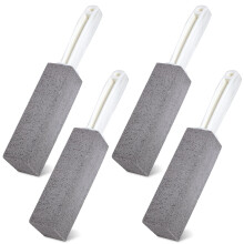 Pumice Stone for Toilet with Handle,4 Pieces Pumice Stone,Toilet Limescale Remov