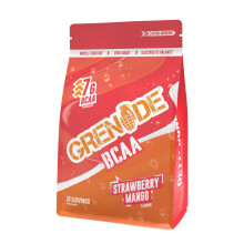 Grenade BCAA Intra Workout Powder Zero Sugar Drink Packed with Amino Acids Including B-Vitamins, Magnesium & Glutamine (30 Servings) - Strawberry Man