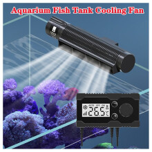 Aquarium-Kühlventilator für Süß- und Meerwasser mit Automatischer Temperaturregelung, Displaysteuerung A US-Stecker