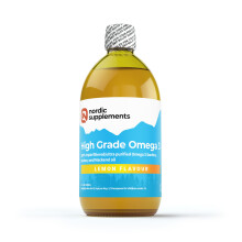 Nordic Supplements High Strength 500ml Omega 3 Fish Oil. Taste Award