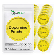 Dopamine Patches 30pcs, Mood Support Patches with Mucuna & 5-HTP, Mood Boost & Positivity Support, Supports Dopamine & Serotonin Balance for Men Wome