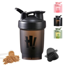 SUJIBHI Protein Shaker Bottle 350ml with Mixball Plastic Workout Water Bottle Leakproof Flip On Lid Drinks Bottles for Gym Sports Protein Supplement