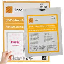 Pack of 5 Non-Adherent Wound Dressings 5cm x 5cm – Sterile Antiseptic Non-Stick Pads for Wound Care, Healing & Infection Prevention – Individually