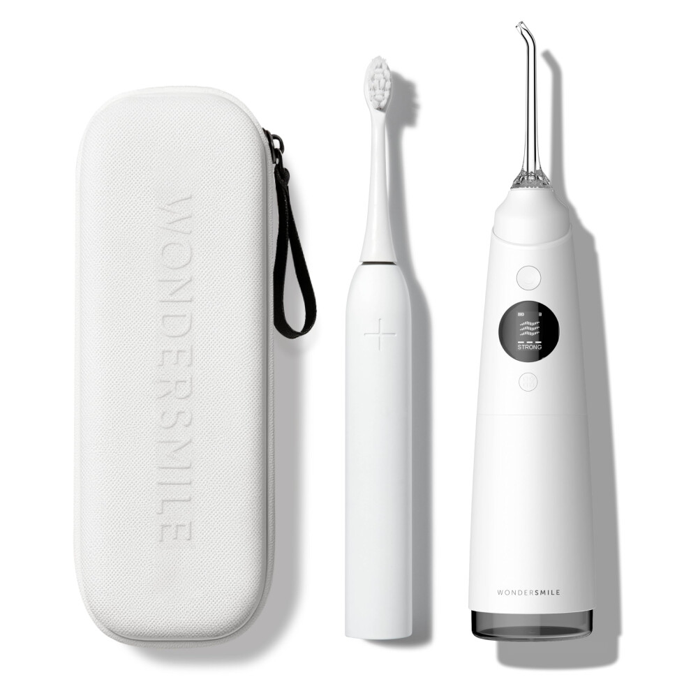 Wondersmile Oral Irrigator Pro - Test Winner 2024-100 Days Risk-Free Test - Smoothflow Technology For Optimal Dental And Gum Care - With 5 Modes (All