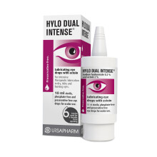 Hylo Dual Intense - Eye Drops for Long-Lasting, Intensive Lubrication and Instant Relief for Itchy, Burning Sensation and Severe Dry Eyes - Preservat