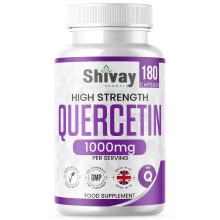 Pure Quercetin (Sophora Japonica) Supplement |1000mg Per Serving | 180 Vegan Cap