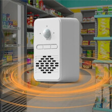 PIR Motion Sensor Wireless Doorbell Anti-Theft Motion Activated Chime Motion Sensor Doorbell Wall Mounted