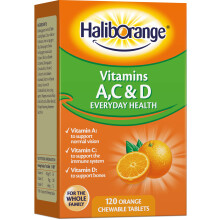 Haliborange Kids A, C and D Orange tablets 120