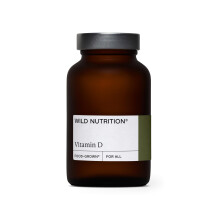 WILD NUTRITION Food Grown Vitamin D Supplements | High Strength Vitamin D 1000iu for Muscle, Bone, and Immune Support | 30 Capsules