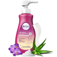 Veet Gel Cream Hair Remover 13.5oz Pump (Sensitive)