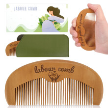 Kaempe Labour Birthing Comb, Wooden Birth/Wave Comb, Labour/Postpartum Essentials, Perineal Massage Tool, Hospital Bag Essentials, After Birth for Mu