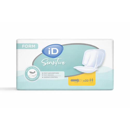 iD Sensitive Form Extra Incontinence Pads | Extra Absorbency | Pack of 60