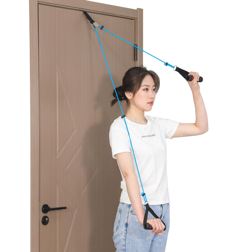 Fanwer Shoulder Pulley - Multi-Use Pulleys For Shoulder Rehab Over Door - Arm Rehabilitation Assisting Exercise Equipment For Rotator Cuff Recovery,