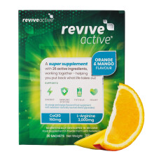 Revive Active, Super Supplement - 26 Active Ingredients in 1 Daily Sachet - Vitamin C, D, K2, Coq10, L-Arginine - Supports Overall Health, Immune Sys