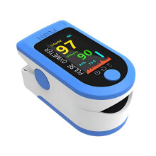 Pulse Oximeter, Oxygen Monitor Finger Adults with Color LED Screen, Bidirectional Display, Blood Oxygen Monitor Finger Home Use, 2 * AAA Batteries (N