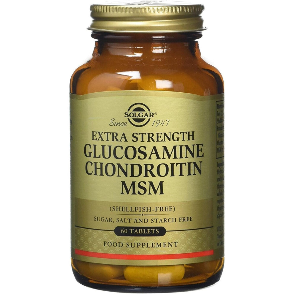 Solgar Glucosamine Chondroitin 60 Tab, 60 Ct