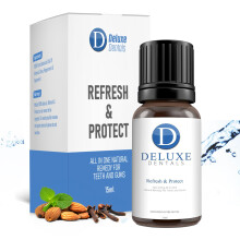 Deluxe Dentals Gum Health Treatment for Adults - Toothache Treatment - Mouthwash for Gum Health, Fast Acting Pure Botanical Oils Remedy for Teeth and