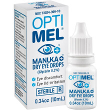 Optimel Manuka Honey Eye Drops for Dry Eye Treatment and Relief from Blepharitis & Corneal Irritation – Pharmaceutical Grade Manuka Honey Supports D