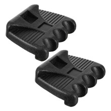 2 Pack 3 Holes Pool Cue Holder Portable Weighted Pool Stick Holders with Chalk Holder Billiard Cue Rest Billiards Part