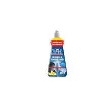 Finish Dishwasher Rinse & Shine Aid, Lemon, 400ml, Ultimate Clean & Diamond Shine, Glass Protection, Spot Prevention