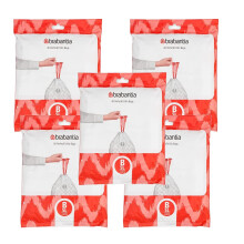 Brabantia Bin Liners 5 litres (B), pack of 180
