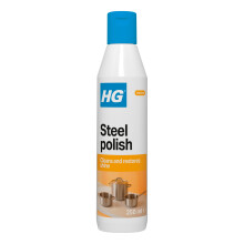 HG Steel Polish, Stainless Steel Cleaner & Protector, Chrome & Copper Metal Cleaner, Stainless Steel Polish, Kitchen Cleaner for Metal, Multi Surface