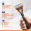 Gillette Gillette Fusion5 Men's Razor, Handle & 2 Blade Refills 3