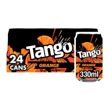Tango Orange Soft Drink - 330 ml (Pack of 24)