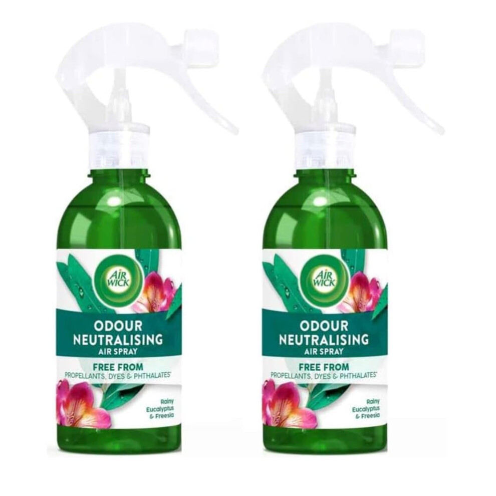 Airwick Odour Neutralising Air Freshener Spray, Rainy Eucalyptus And Freesia, 237 Ml, Pack Of 2