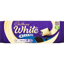 Cadbury Oreo White Chocolate Bar With Oreo Biscuit Pieces, 120 g (Pack of 1)