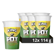 Pot Noodle Chicken & Mushroom King Pot Noodle instant vegetarian snack quick to